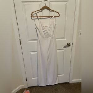 NWOT White Jumpsuit Francesca’s